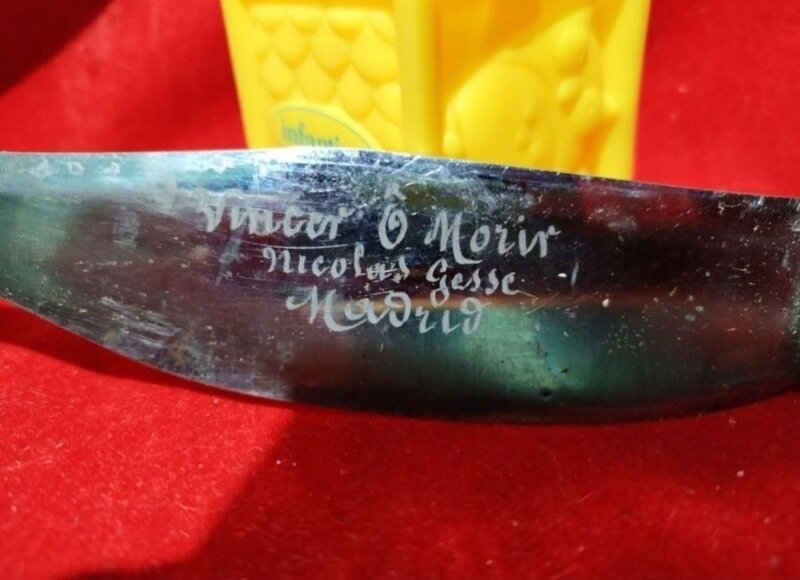 Cutit antic Vincere Or Morir, realizat de Nicolas Gesse anii 1870-1905